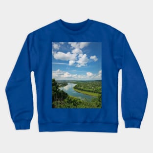 Nistru river bank Crewneck Sweatshirt